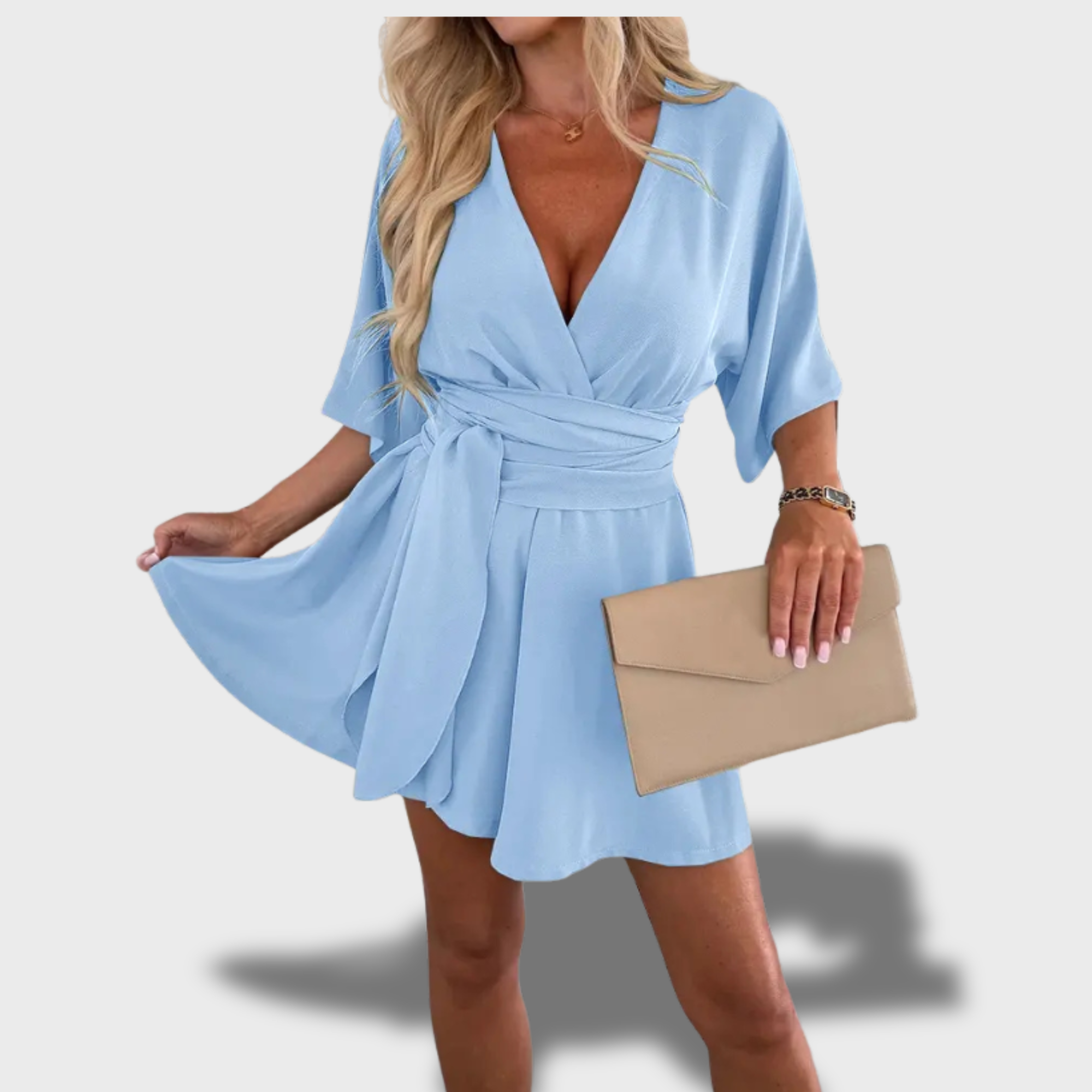 Aurélie – Elegantní zavinovací minišaty
