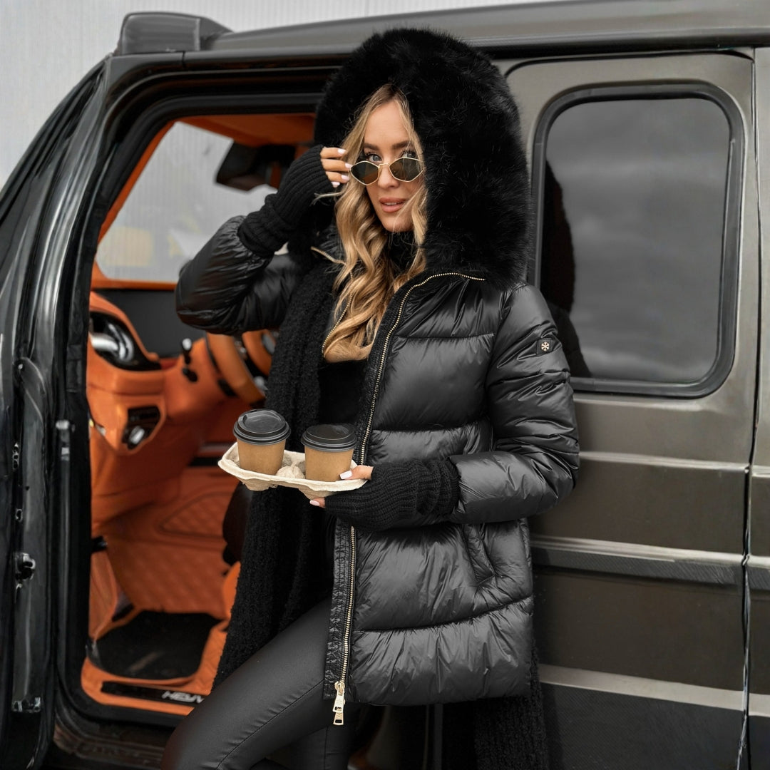 Adéla – prošívaný kabát pro zimní eleganci