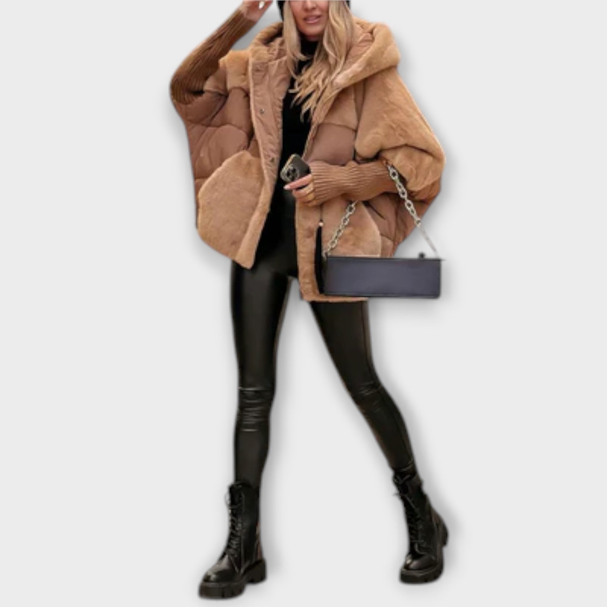 Elegantní puffer bunda