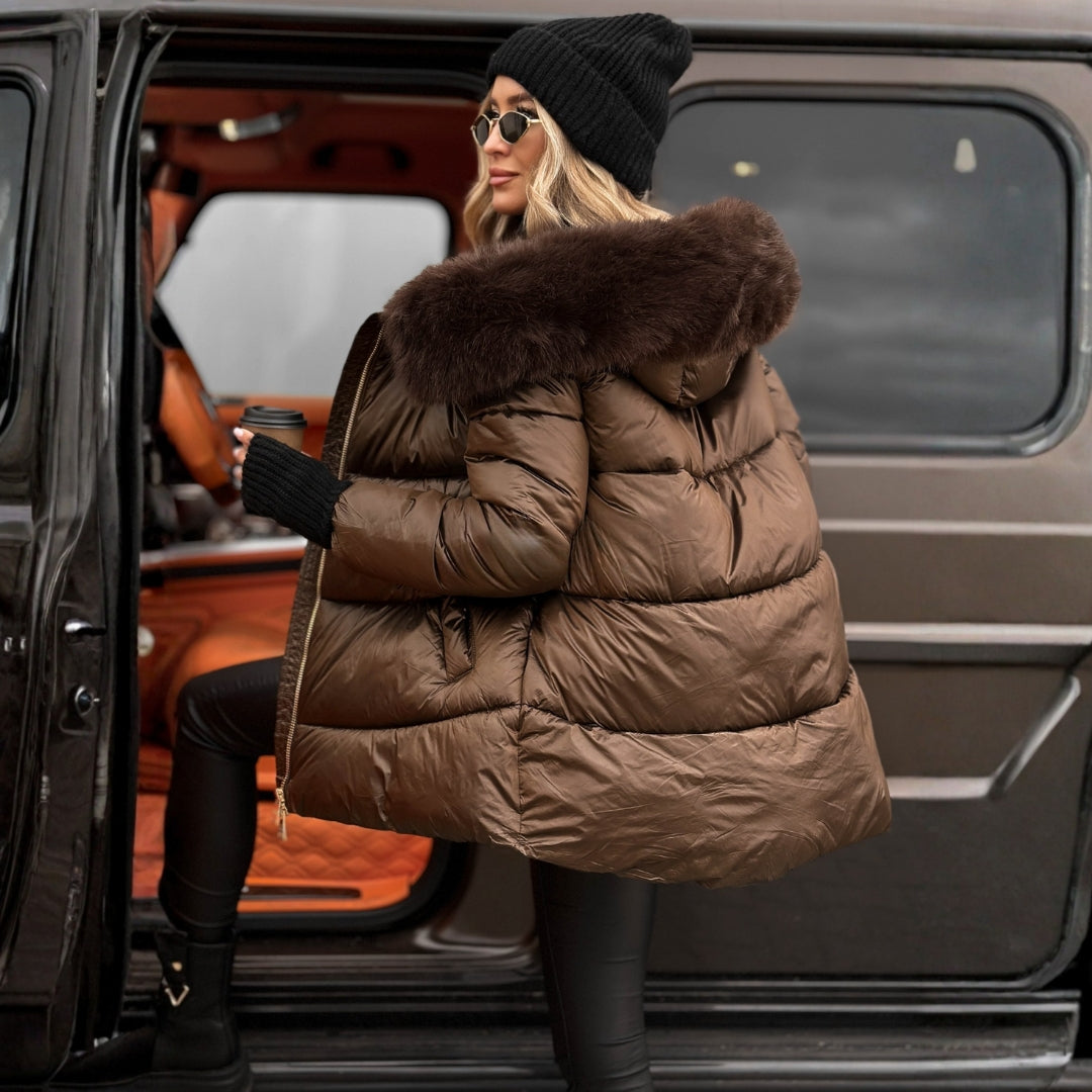 Adéla – prošívaný kabát pro zimní eleganci