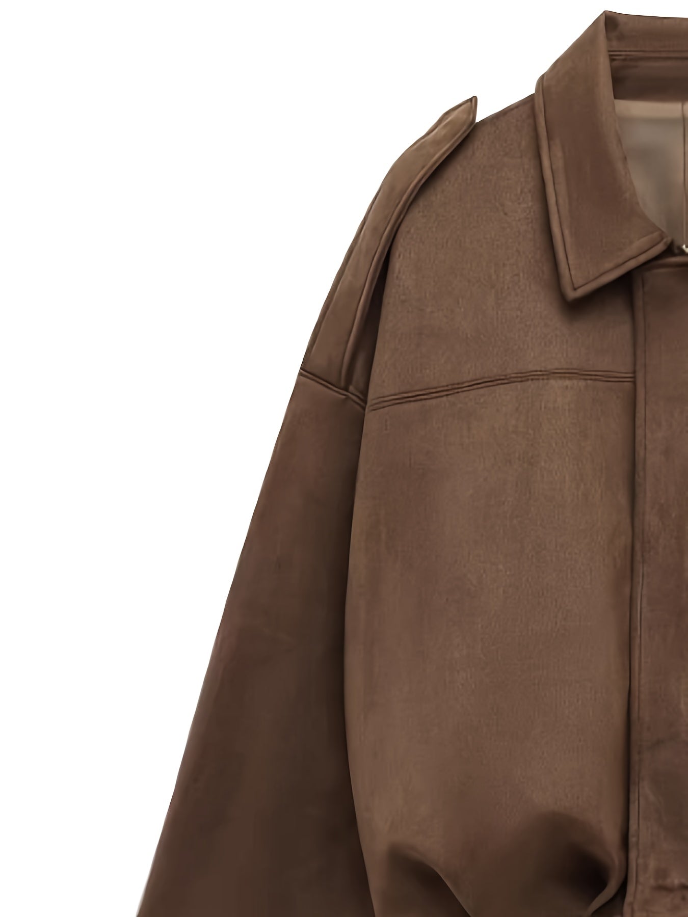 Šárka – Krátká semišová bunda v oversize střihu